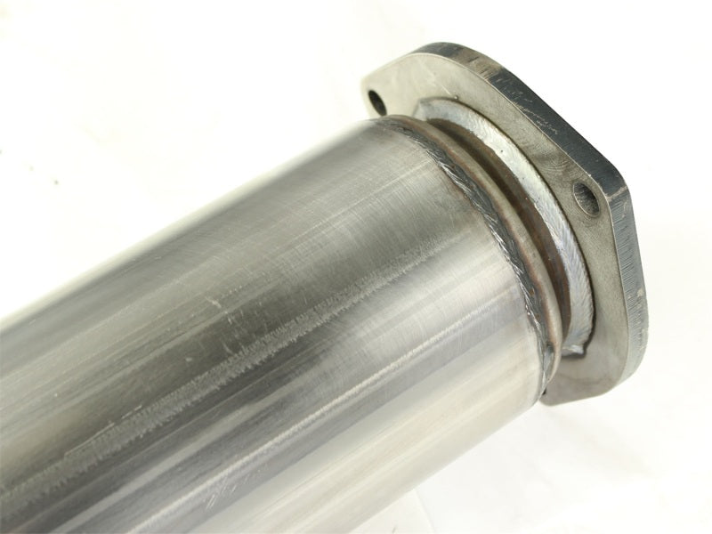 aFe MACHForce XP 5in DPF-Back Stainless Steel Exhaust , Blk, Ford Diesel Trucks 11-14 V8-6.7L td DPF Back aFe