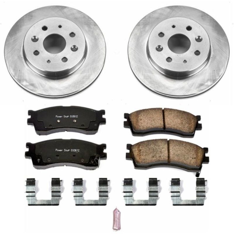 Power Stop 03-05 Kia Rio Front Autospecialty Brake Kit Brake Kits - OE PowerStop