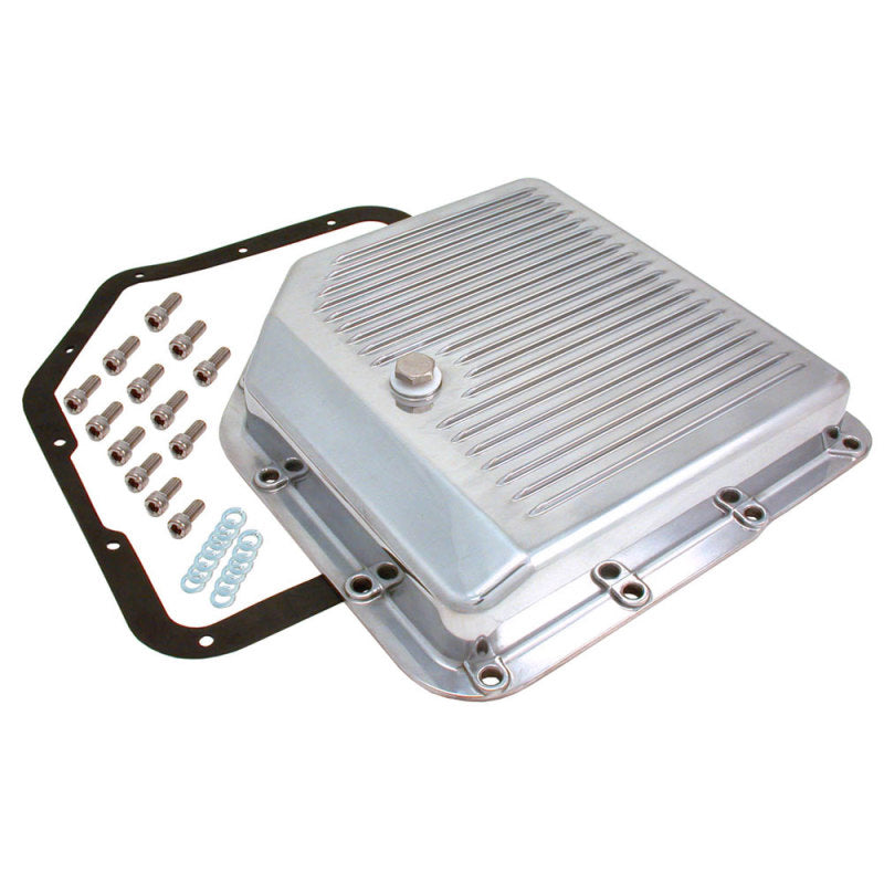 Spectre GM TH350 Transmission Pan - Polished Aluminum Transmission Pans Spectre
