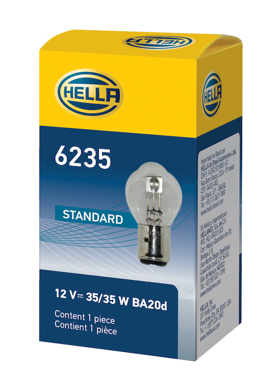 Hella Bulb 6235 12V 35/35W Ba20D B11 S2 Bulbs Hella