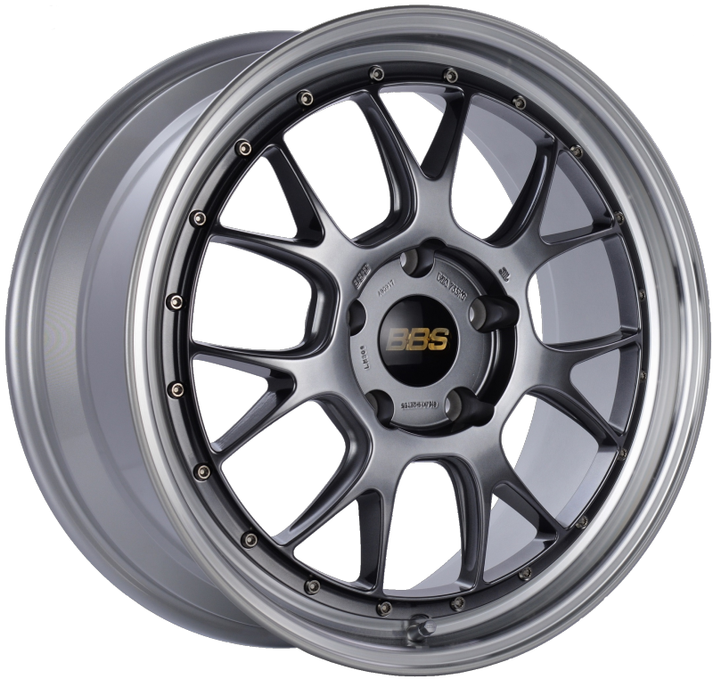 BBS LM-R 19x8.5 5x130 ET55 CB71.6 Diamond Black Center Diamond Cut Lip Wheel Wheels - Forged BBS