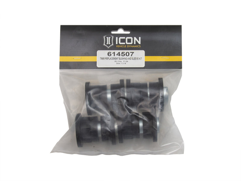 ICON 78650 Upper Control Arm Bushing & Sleeve Kit Bushing Kits ICON