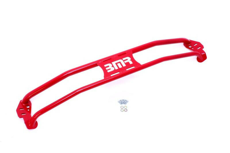 BMR 11-15 5th Gen Camaro Front 2-Point Strut Tower Brace - Red Strut Bars BMR Suspension
