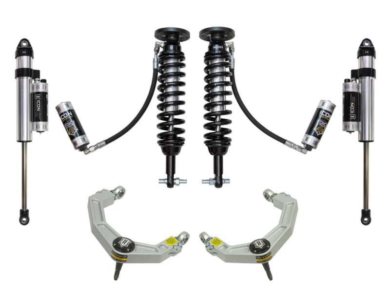 ICON 2014 Ford F-150 4WD 1.75-2.63in Stage 5 Suspension System w/Billet Uca Coilovers ICON