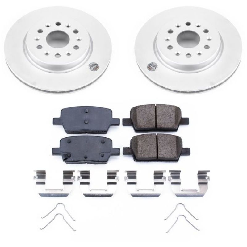 Power Stop 18-19 Buick Enclave Rear Z17 Evolution Geomet Coated Brake Kit Brake Kits - Performance Blank PowerStop