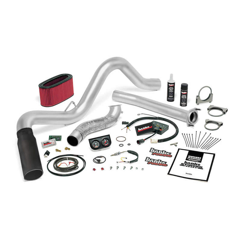 Banks Power 94-95.5 Ford 7.3L Man Stinger System - SS Single Exhaust w/ Black Tip Performance Packages Banks Power