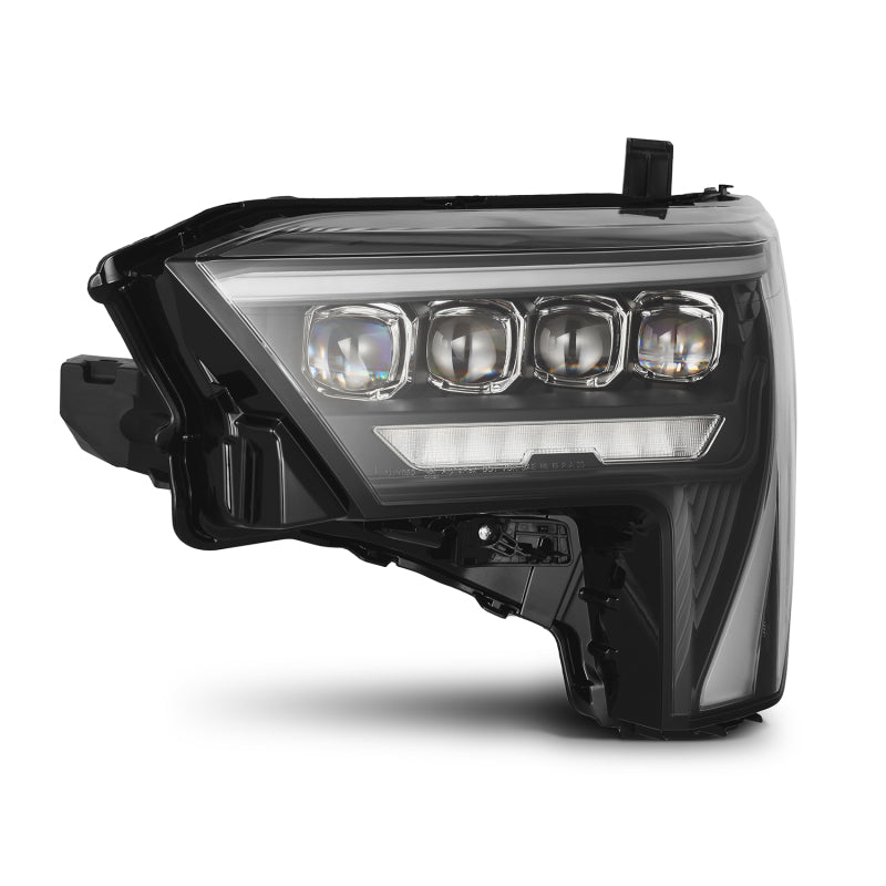 AlphaRex 22-23 Toyota Tundra NOVA-Series Headlights Black w/White DRL - Req 810029 OR 810030 Headlights AlphaRex
