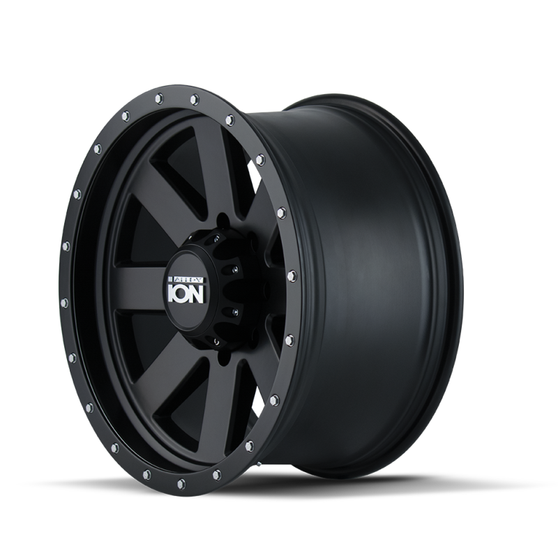 ION Type 134 18x10 / 5x139.7 BP / -19mm Offset / 108mm Hub Matte Gunmetal/Black Beadlock Wheel Wheels - Cast ION Wheels
