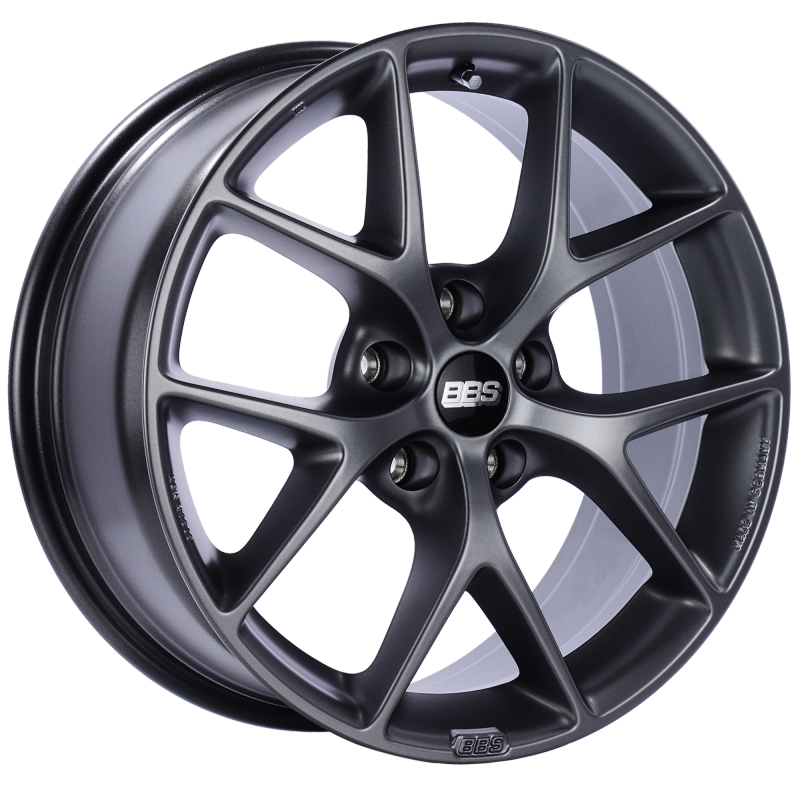 BBS SR 18x8 5x112 ET35 Satin Grey Wheel -82mm PFS/Clip Required Wheels - Cast BBS