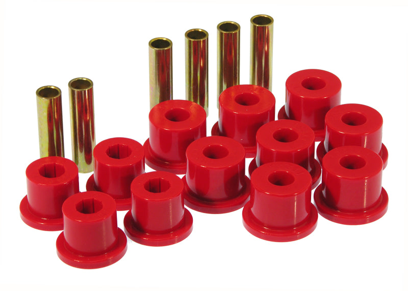 Prothane 73-87 GM Rear Spring & Shackle Bushings (w/ 1.75in Bushings) - Red Bushing Kits Prothane