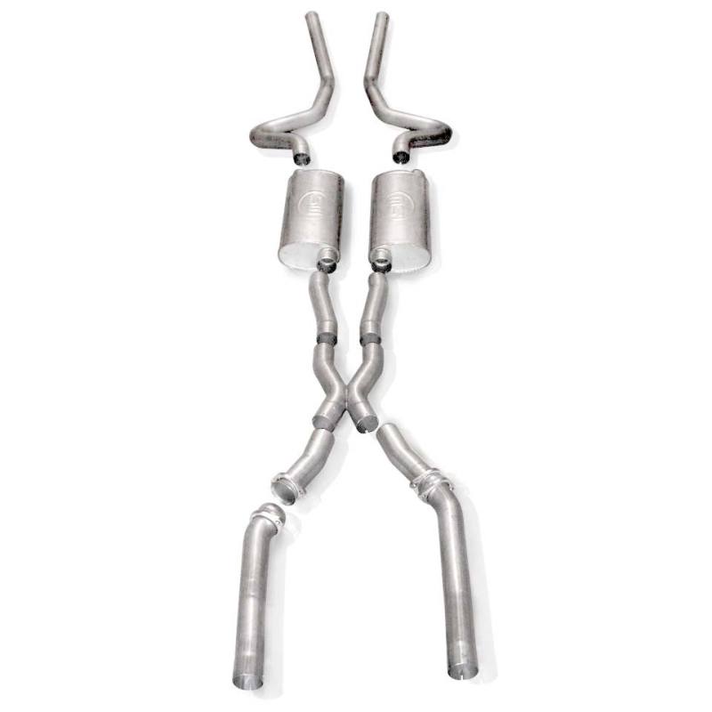 Stainless Works Chevy Chevelle Small/Big Block 1968-72 Exhaust 3in System with X-pipe Catback Stainless Works