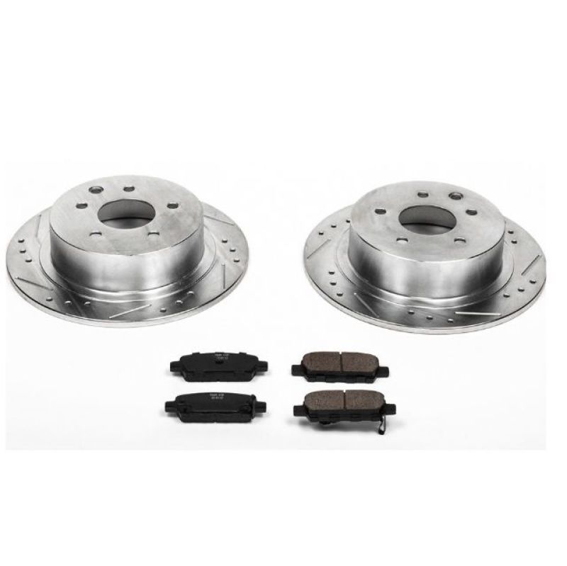 Power Stop 02-06 Nissan Altima Rear Z23 Evolution Sport Brake Kit Brake Kits - Performance D&S PowerStop