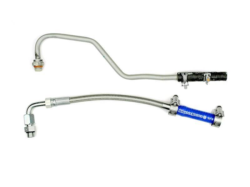 Sinister Diesel Turbo Coolant Feed Line for 2011-2016 Ford Powerstroke 6.7L Radiator Hoses Sinister Diesel