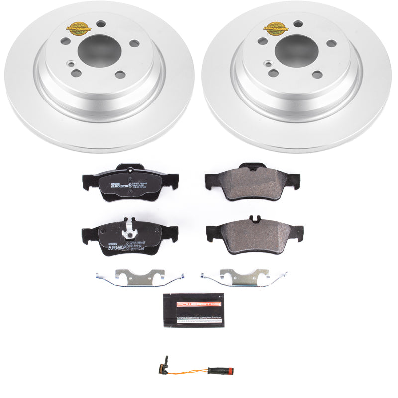 Power Stop 10-13 Mercedes-Benz S400 Rear Euro-Stop Brake Kit Brake Kits - OE PowerStop