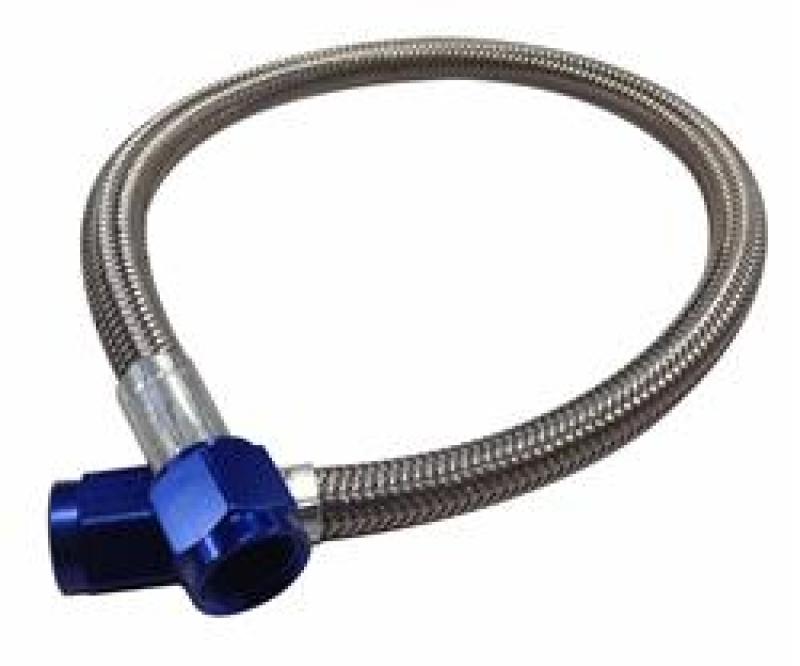 Fragola -4AN Hose Assembly Straight x Straight 192in Blue Nuts Nitrous Supply Line (16 Feet) Brake Line Kits Fragola