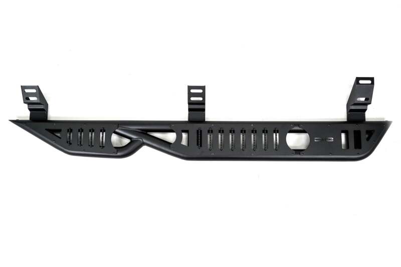 DV8 Offroad 24-25 Toyota Land Cruiser OE Plus Side Steps - Black Steel Side Steps DV8 Offroad