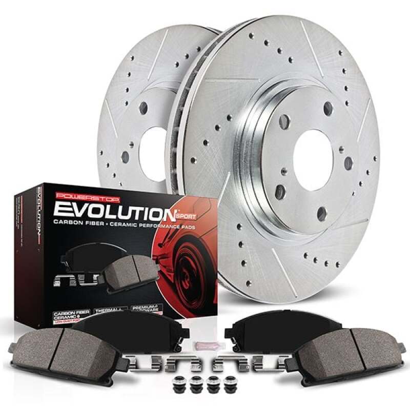 Power Stop 21-22 Chevrolet Colorado Rear Z23 Evolution Brake Kit Brake Kits - Performance D&S PowerStop
