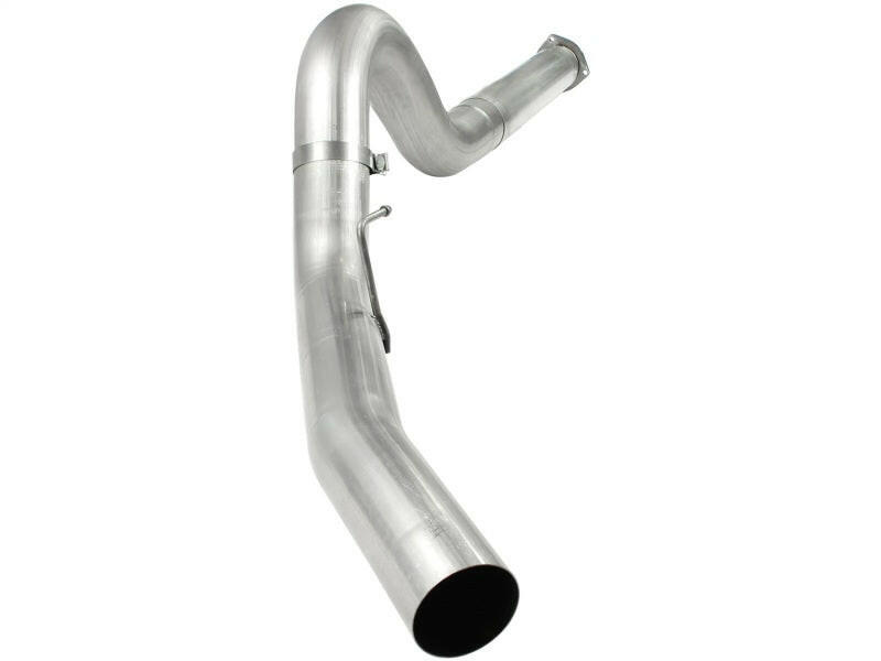 aFe Atlas 5in DPF-Back Aluminized Steel Exh Sys, Ford Diesel Trucks 11-14 v8-6.7L (td) No tip DPF Back aFe