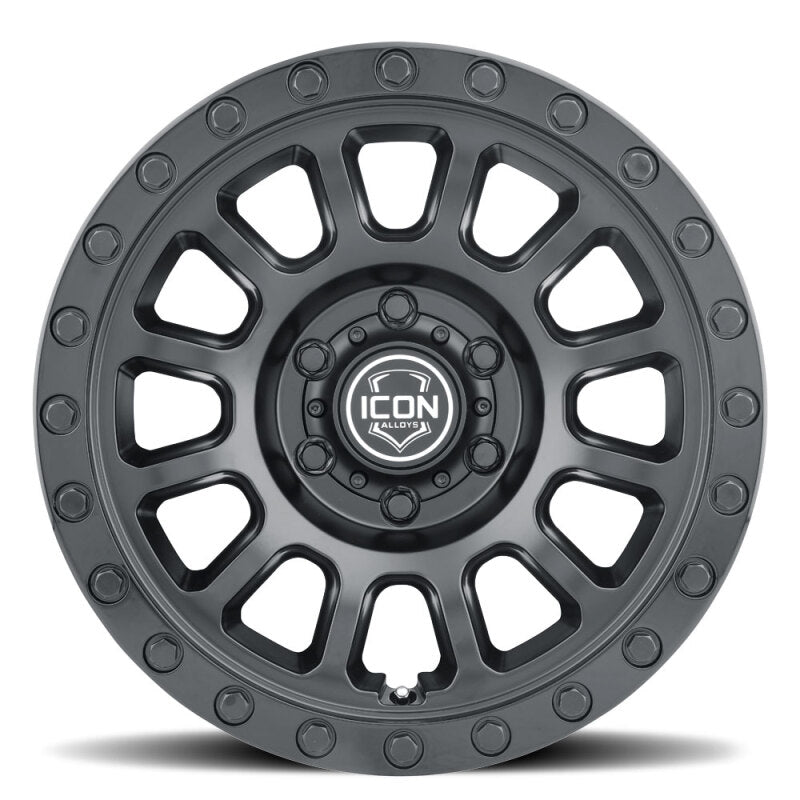 ICON Hulse 17 X 8.5 / 6 X 5.5 / 25mm Offset / 5.75in BS Double Black Wheels - Cast ICON