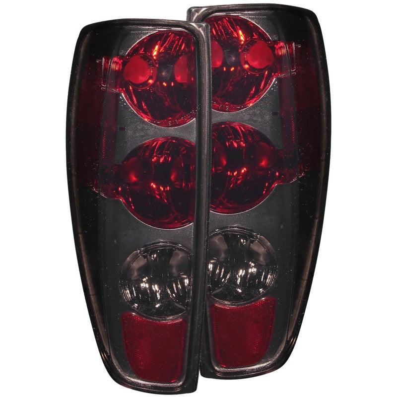 ANZO 2004-2012 Chevrolet Colorado Taillights Red/Smoke Tail Lights ANZO