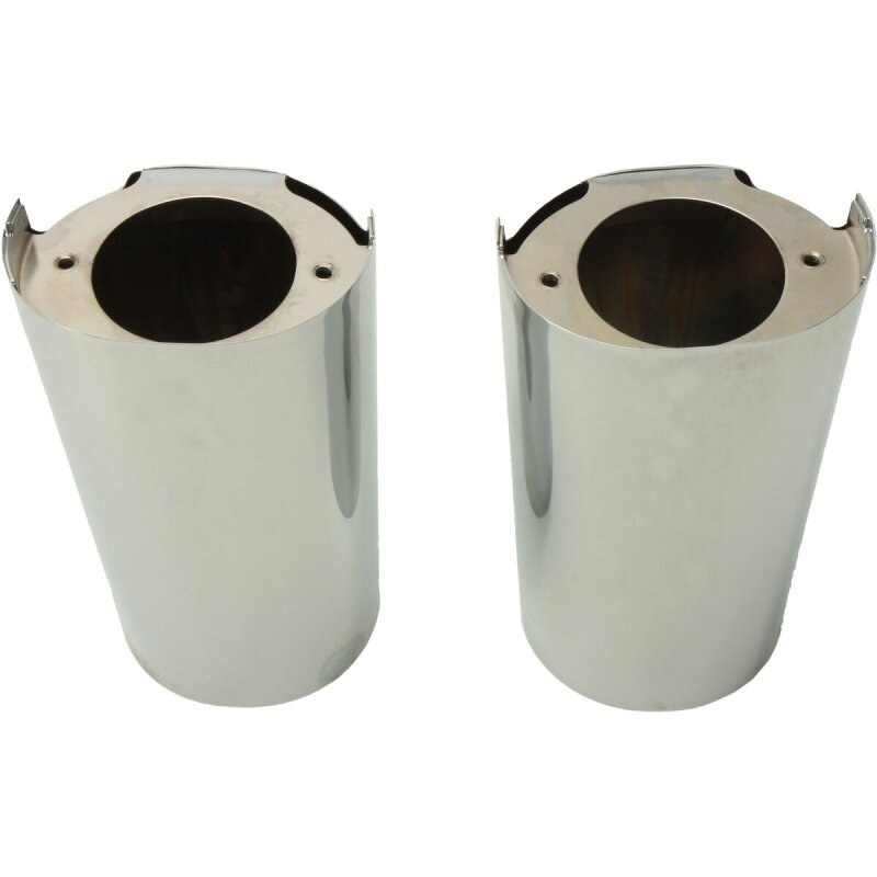 Bikers Choice 14-Up Touring Chrome Fork Tube Covers Pr Fork Assemblies Bikers Choice