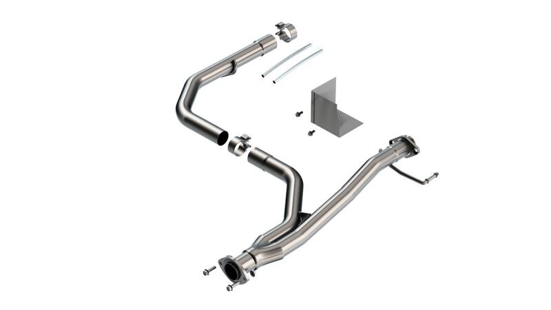Borla 2021-2022 Toyota Tacoma 3.5L V6 T-304 Stainless Steel Y-Pipe - Brushed Y Pipes Borla
