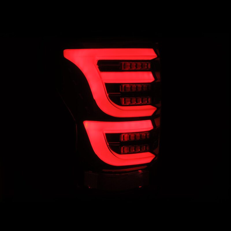 AlphaRex 07-13 Toyota Tundra LUXX-Series LED Tail Lights Alpha-Black Tail Lights AlphaRex