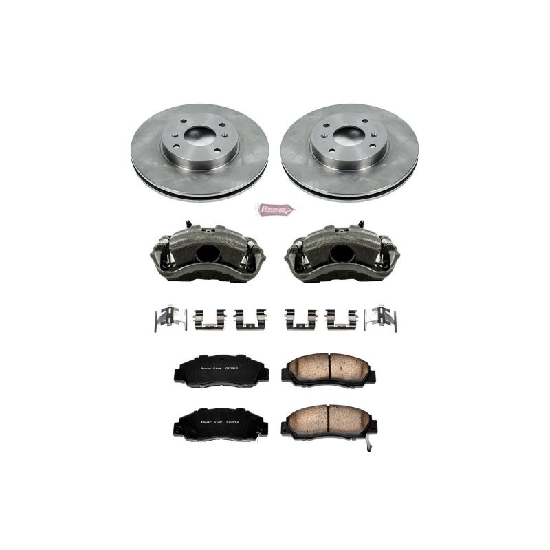 Power Stop 98-99 Acura CL Front Autospecialty Brake Kit w/Calipers Brake Kits - OE PowerStop