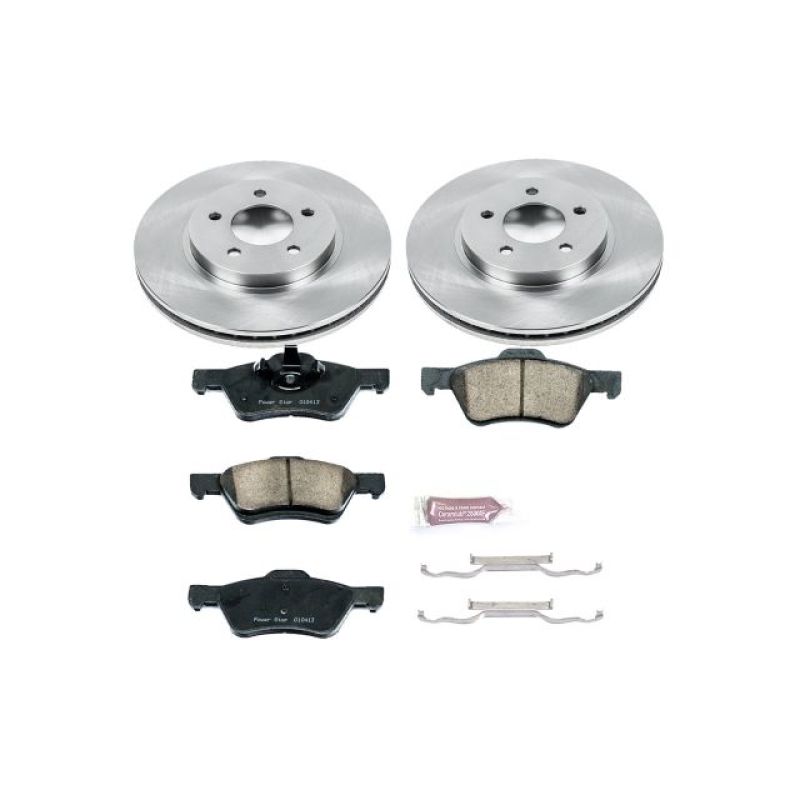Power Stop 08-10 Ford Escape Front Autospecialty Brake Kit Brake Kits - OE PowerStop