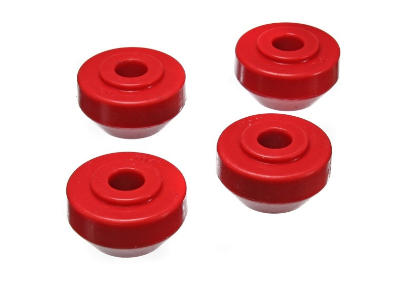Energy Suspension 72-78 Ford Crown Vic/72-79 Thunderbird Red Front Strut Rod Bushing Set Bushing Kits Energy Suspension