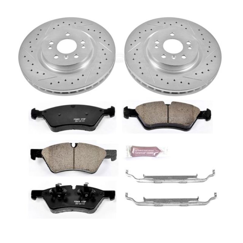 Power Stop 10-11 Mercedes-Benz ML450 Front Z23 Evolution Sport Brake Kit Brake Kits - Performance D&S PowerStop