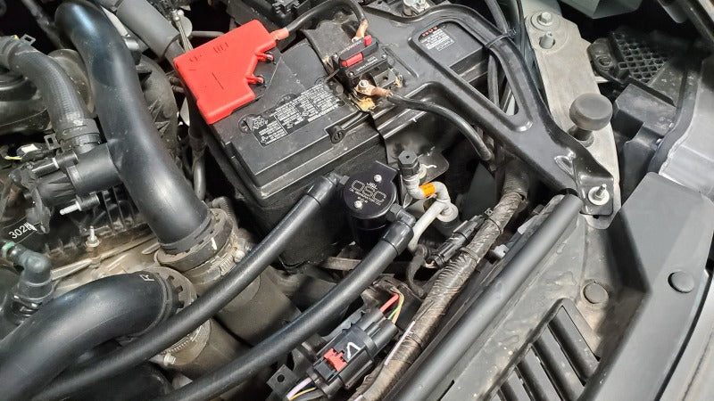 J&amp;L 22-25 Ford Bronco Raptor 3.0L EcoBoost PCV Side Oil Separator 3.0 - Black Anodized Oil Separators J&L