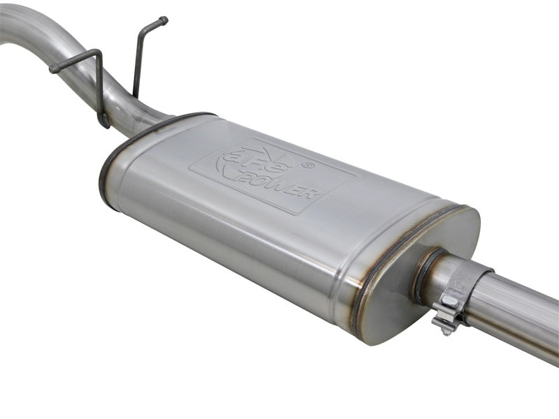 aFe MACH Force-Xp Hi-Tuck 3in. 409 SS C/B Exhaust 15-18 GM Colorado/Canyon L4-2.5L/V6-3.6L - Blk Tip Catback aFe