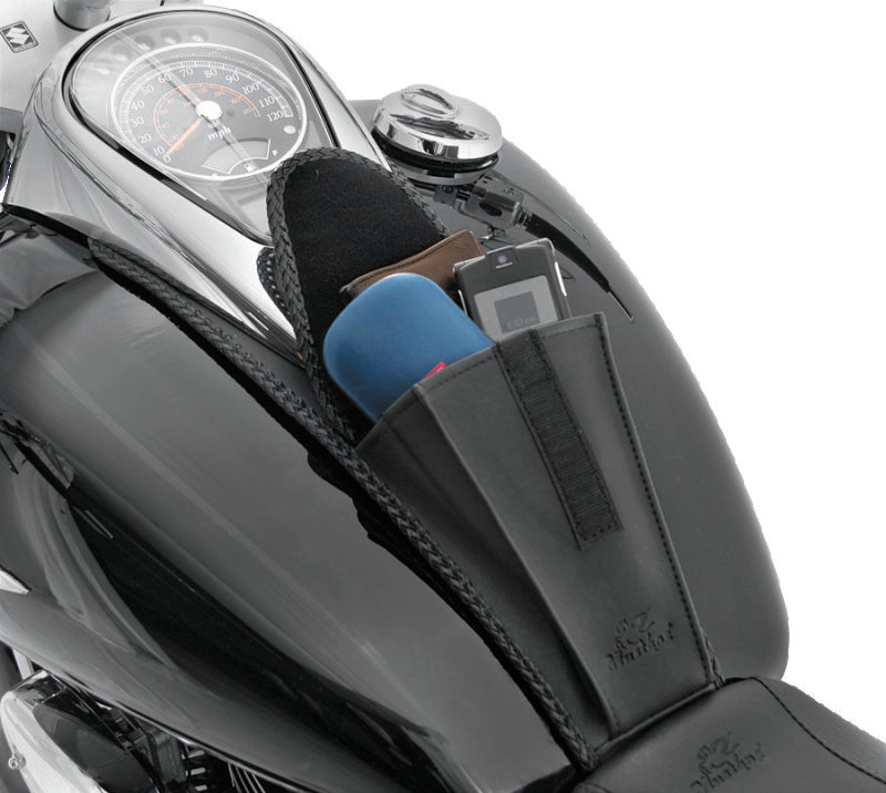 Mustang 05-08 Suzuki VL800 Volusia, Boulevard C50 Tank Bib - Black Tank Bibs Mustang Motorcycle