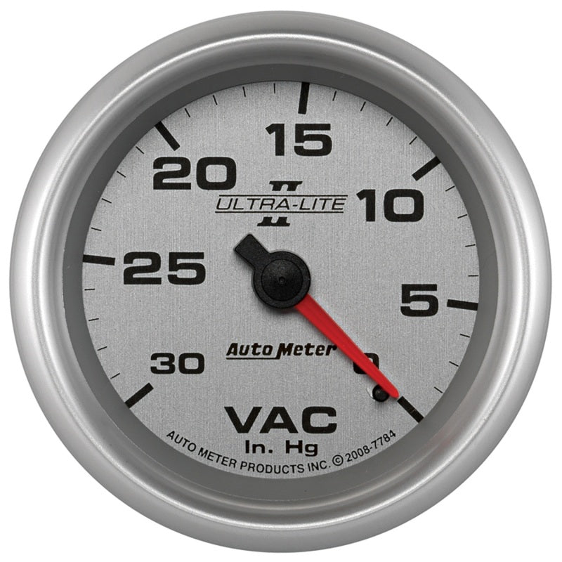 AutoMeter Gauge Vacuum 2-5/8in. 30Inhg Mechanical Ultra-Lite II Gauges AutoMeter