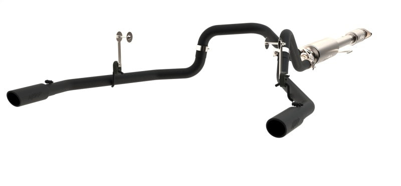 MBRP 2015 Ford F-150 5.0L 3in Cat Back Dual Split Rear Exit Black Exhaust System Catback MBRP