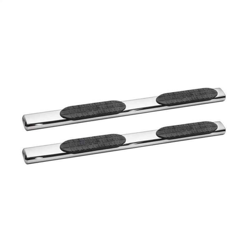 Westin 19-22 Chevrolet Silverado 1500 CC PRO TRAXX 6 Oval Nerf Step Bars - SS Nerf Bars Westin