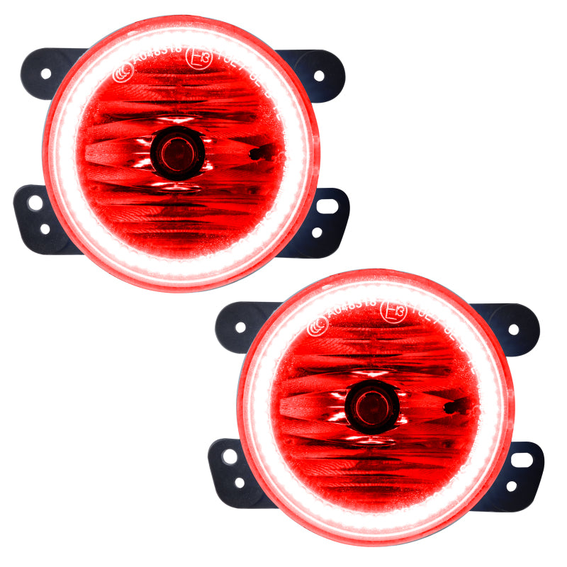 Oracle 11-14 Dodge Charger Pre-Assembled Fog Lights - Red Fog Lights ORACLE Lighting