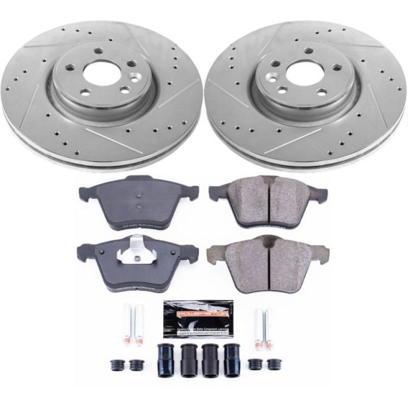 Power Stop 15-18 Volvo S60 Front Z23 Evolution Sport Brake Kit Brake Kits - Performance D&S PowerStop