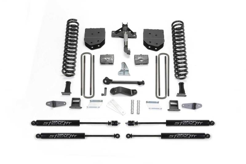 Fabtech 08-10 Ford F450/550 4WD 6in Basic Sys w/Stealth Lift Kits Fabtech