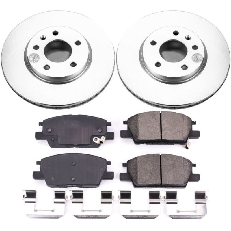 Power Stop 18-19 Buick LaCrosse Front Z17 Evolution Geomet Coated Brake Kit Brake Kits - Performance Blank PowerStop