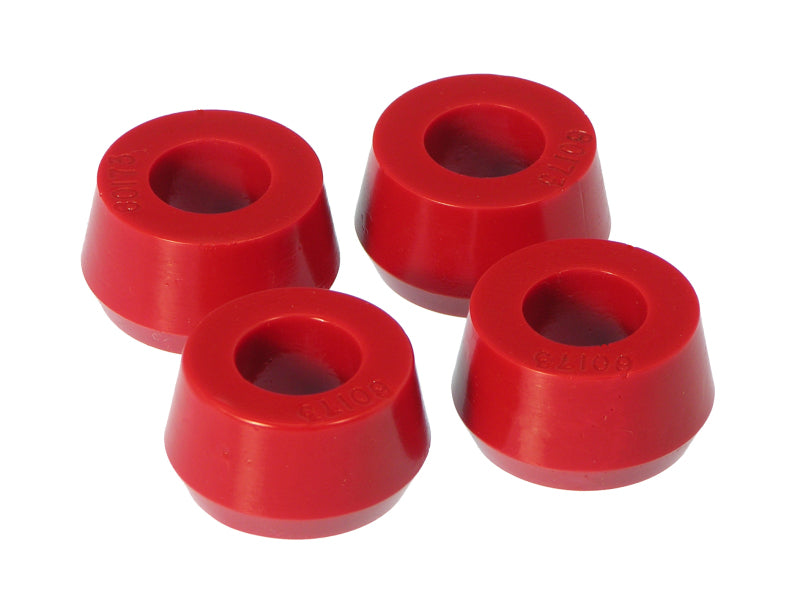 Prothane Universal Shock Bushings - Large Hourglass - 11/16 ID - Red Bushing Kits Prothane