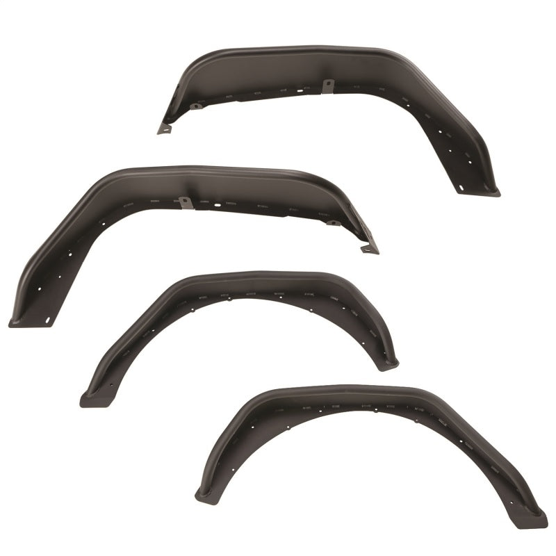 Rugged Ridge HD Steel Tube Fenders Full Set Black 18-19 JL Fenders Rugged Ridge