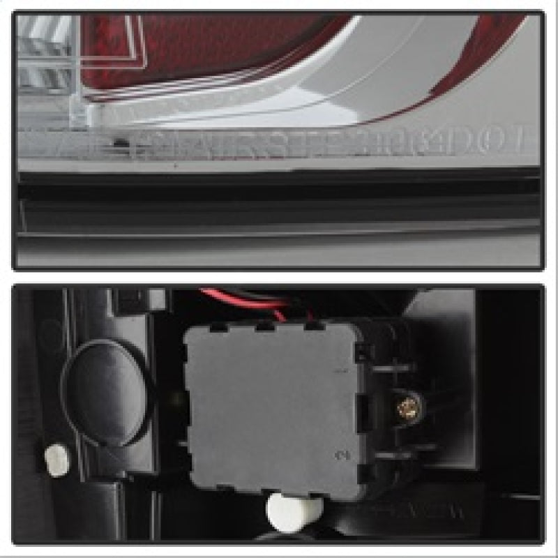 Spyder Chevy Suburban/GMC Yukon/Yukon Denali 07-14 LED Tail Lights Red Clear ALT-YD-CSUB07-LED-RC Tail Lights SPYDER