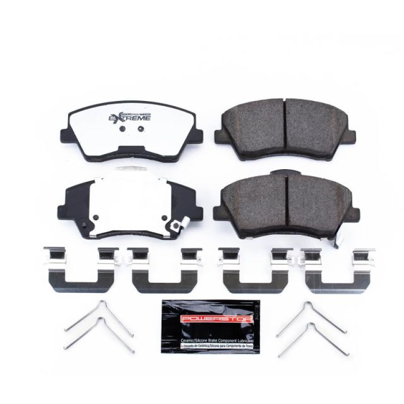 Power Stop 17-19 Hyundai Elantra Front Z36 Truck & Tow Brake Pads w/Hardware Brake Pads - Performance PowerStop