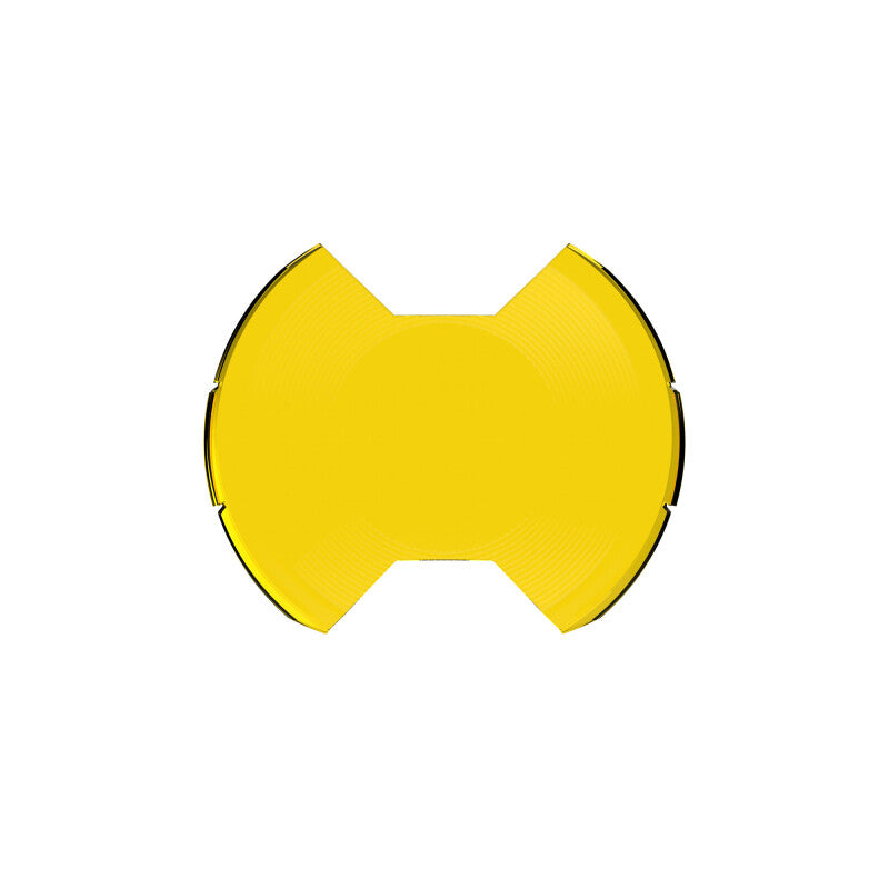 KC HiLiTES SlimLite 8in. LED Light Shield SAE Driving (Shield Only) - Selective Yellow Light Covers and Guards KC HiLiTES