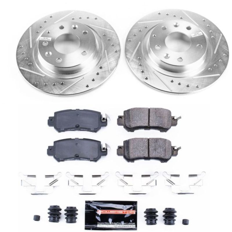 Power Stop 16-18 Mazda CX-3 Rear Z23 Evolution Sport Brake Kit Brake Kits - Performance D&S PowerStop
