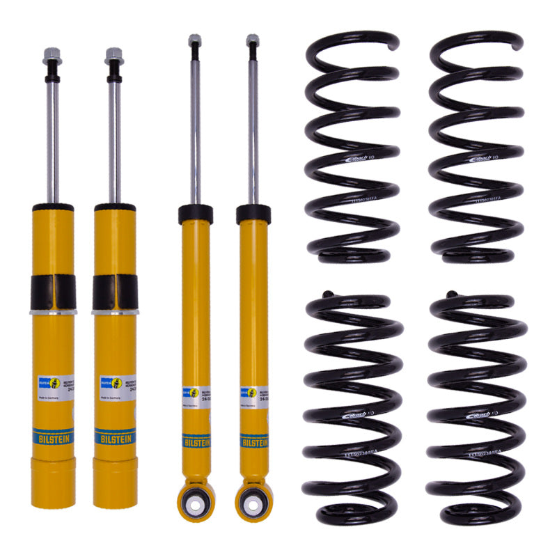 Bilstein B12 (Pro-Kit) 17-20 Audi A4 Front Suspension Lowering Kit (w/o Electronic Suspension) Shock & Spring Kits Bilstein