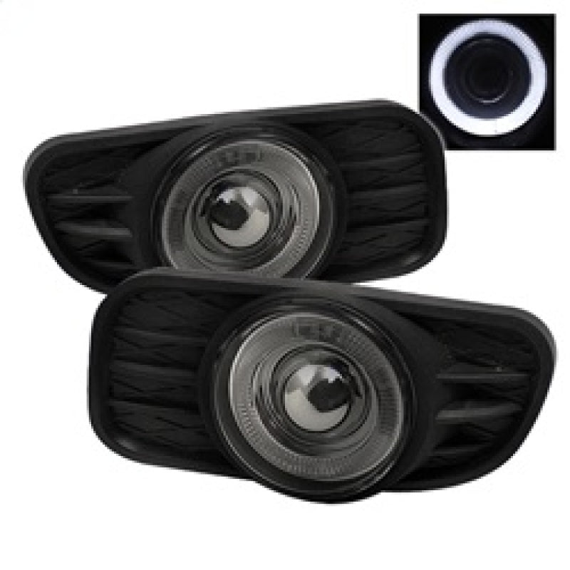 Spyder Jeep Grand Cherokee 99-04 Halo Projector Fog Lights w/Switch Smoke FL-P-JGC99-HL-SM Fog Lights SPYDER