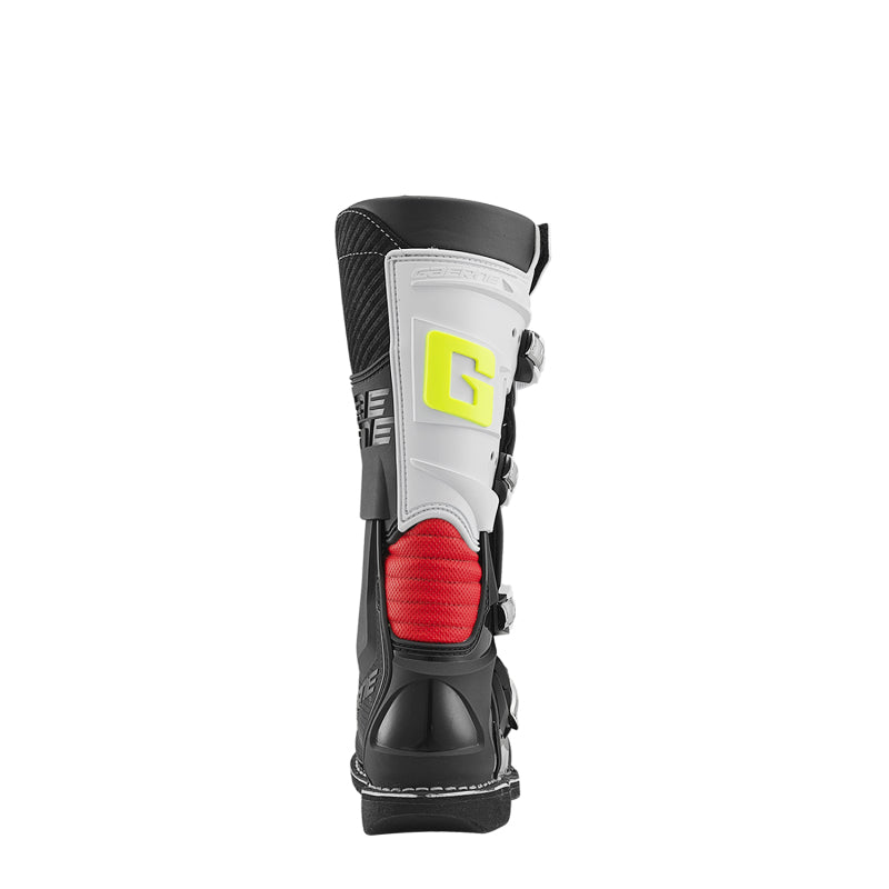 Gaerne GXJ Boot Black/White/Red Size Youth - 2 Motorcycle Boots Gaerne